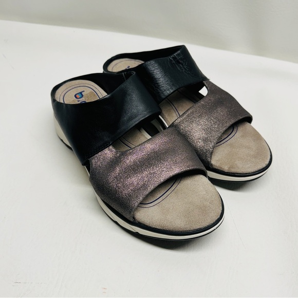 Bionica Airmont Pewter Irredescent Comfort Sandal size 8.5 - Picture 1 of 8
